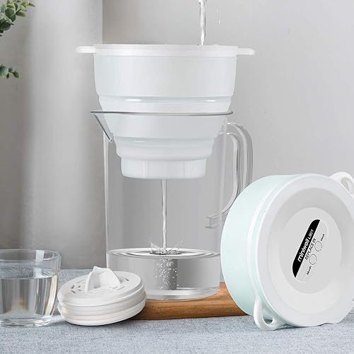 Miniatura 7 de miniwell Sistema de filtración - Filtro de campamento de agua con filtro reemplazable - para purificación de senderismo - Elimina cloro, sedimentos,