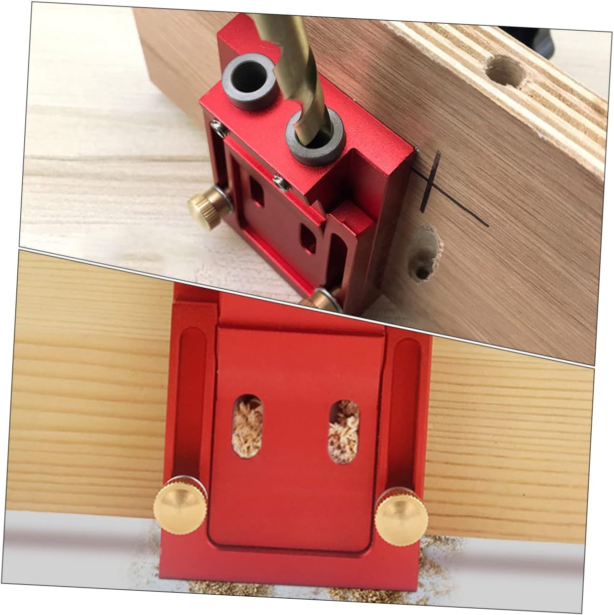 Portable Angle Hole Punch Locator Pocket Hole Jig Kit Woodworking Tools Carpenters Tools Easy to Use