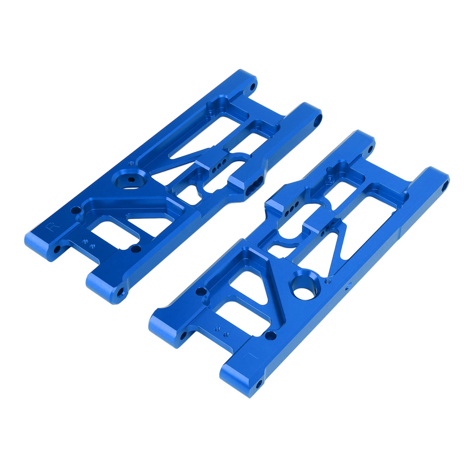 WW RC tylne dolne ramię zawieszenia stop aluminium lekkie ramię wahadłowe samochodu RC dla 1/5 Outcast Kraton 8s EEE (Ciemnoniebieski)