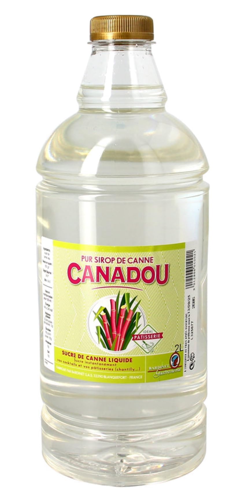 Canadou Sirop de Sucre de Canne 2L/Bouteille - Offres de 1, 2 et 3 Bouteilles - Livraison Gratuite France (2)