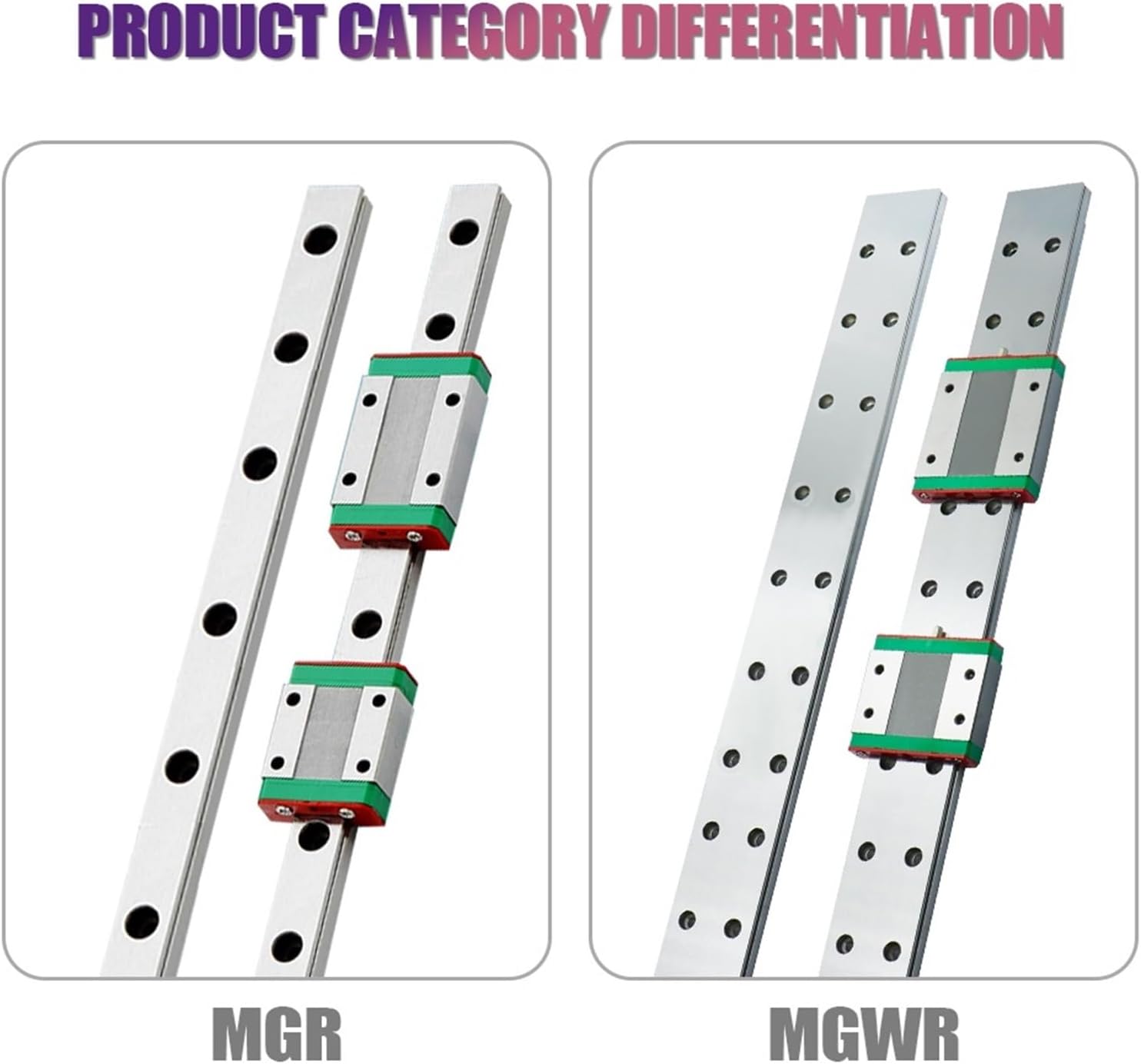 1Pcs 100-500mm MGNR7 MGNR9 MGNR12 MGNR15 Miniature Linear Rail for 3D Printer Part CNC Accessories(MGNR9,200mm)