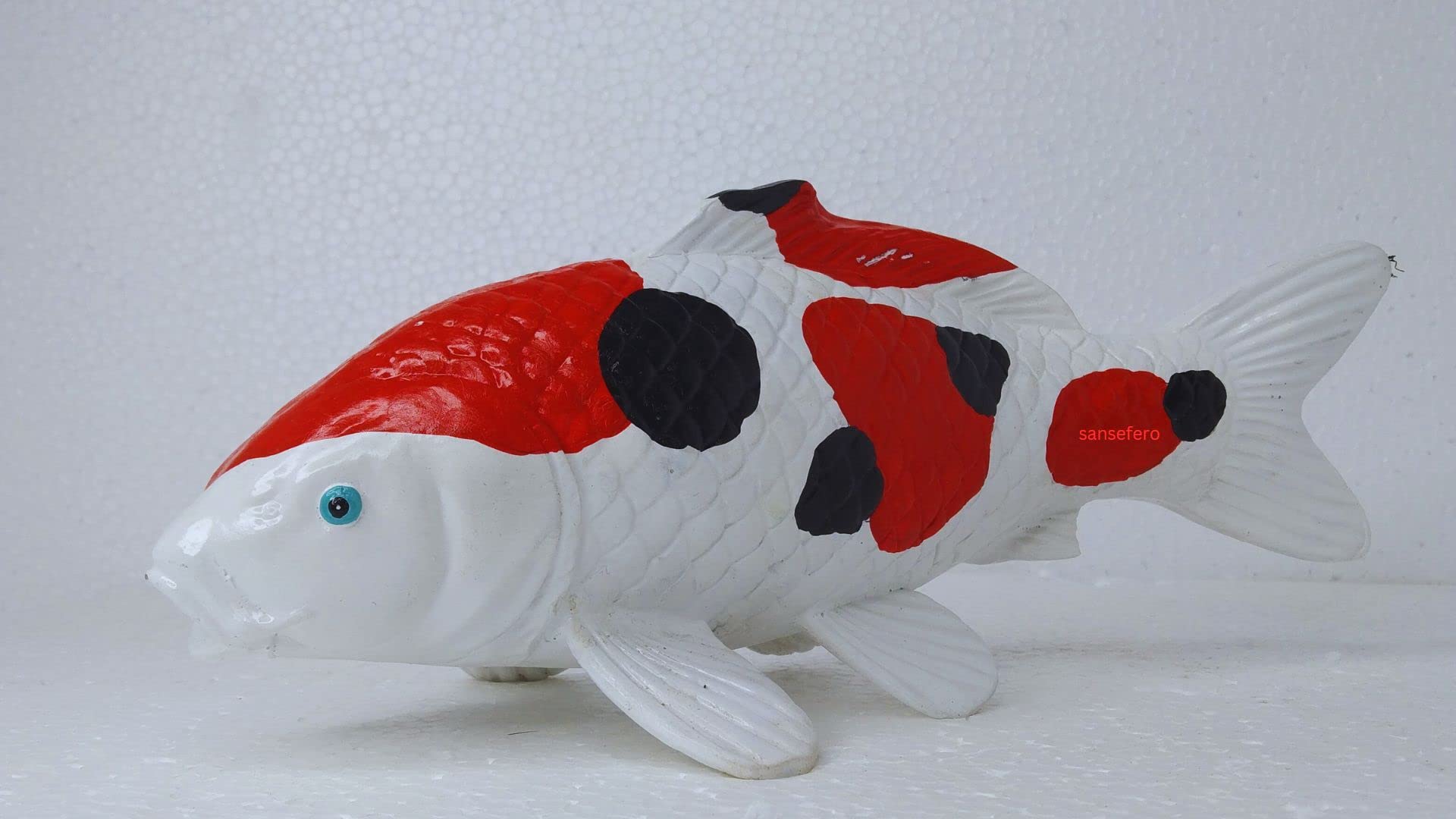 Premier Plants Feng Shui Koi Fish Toy Ceramic Fragile Sinking 11 inch x 3 inch Gift for Pet Lover