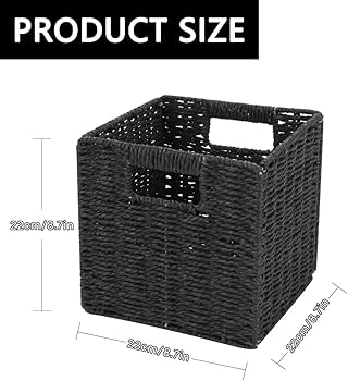Amazon.com: Ukontagood 6 Pack 8.7 Inch Wicker Baskets, Hand Woven