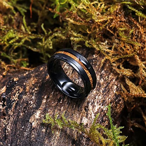 King Will Men Titanium Wedding Band 8mm Size 10 by King Will - Used condition - Image 2