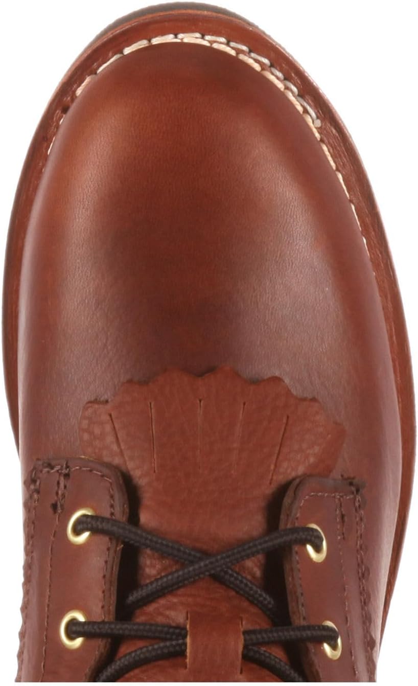 Georgia Boot Men's Farm and Ranch Lacer Work Boots - Image 6
