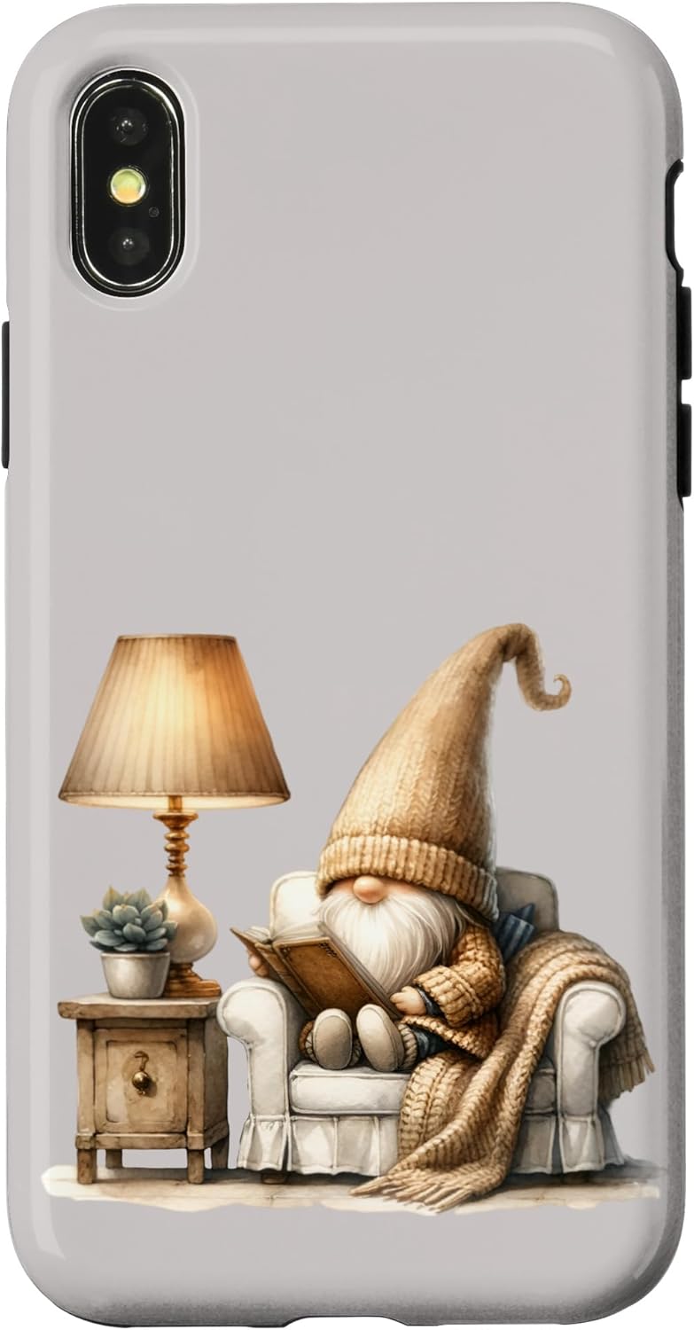 iPhone SE (2020) / 7 / 8 Funny Book Gnome Graphic For Women And Men Who Loves Reading Case