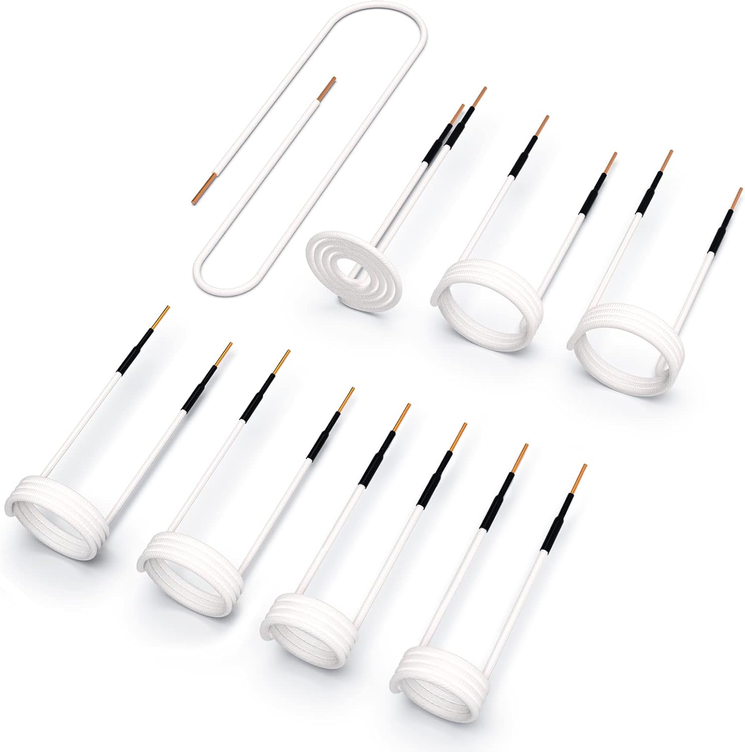 Induction Heater Coil Kit 8PCS Most Used Induction Heater Coils with