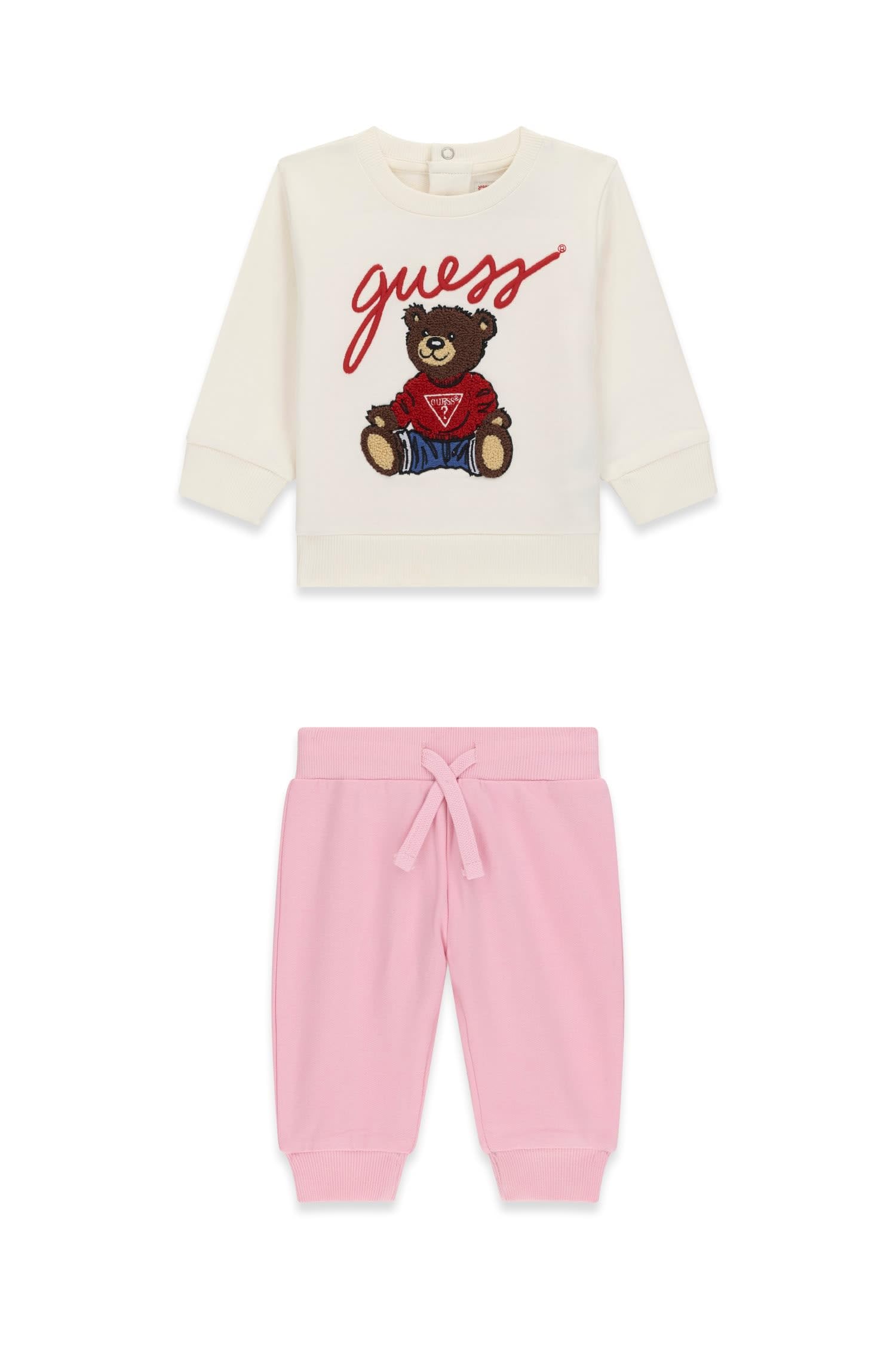 GUESS Set Ls Active Top+active Pants-h5yi00kax74 SET LS ACTIVE TOP+PANTALONI ATTIVI Unisex - Adulto (Pacco da 1)