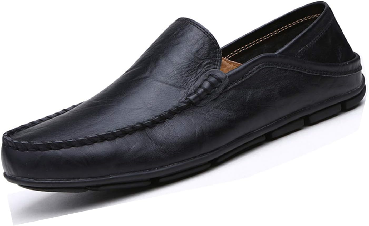 Men's Driving Shoes Leather Fashion Slipper Casual Slip On Loafers Shoes Men canvasmens Boat Loafer Flats Leather Gents Walking Trainers Shoes LPLFS137-Bl37