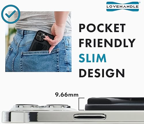 Miniatura 6 de LoveHandle PRO MagSafe - Agarre magnético compatible con soporte para teléfono inteligente y tableta, anillo MagSafe incluido, se adapta a todos los