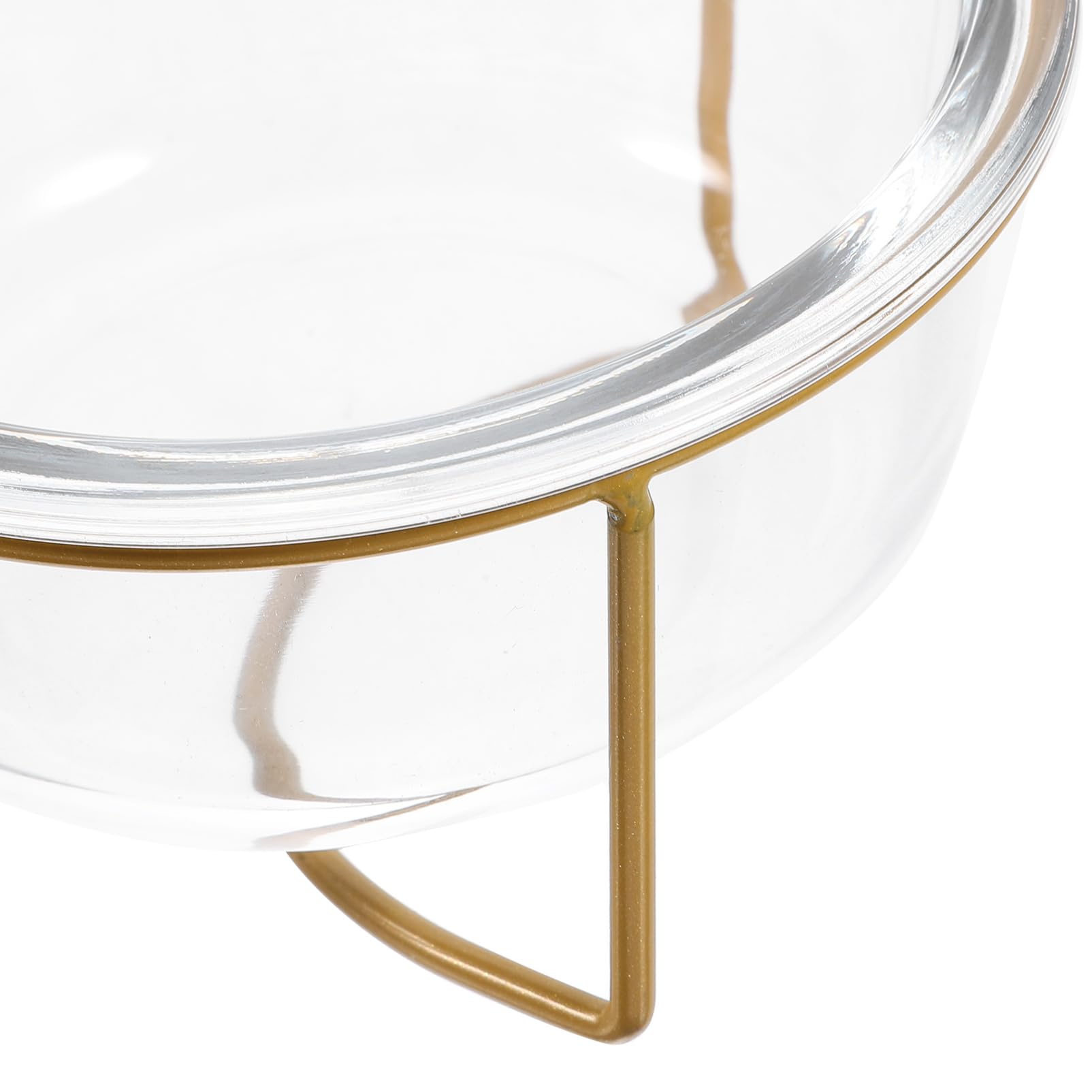 Kisangel Gamelle Surélevée pour Animaux De Compagnie Inclinée Verre pour Chat Et Chien Double Gamelle Haute pour Nourriture Et Eau
