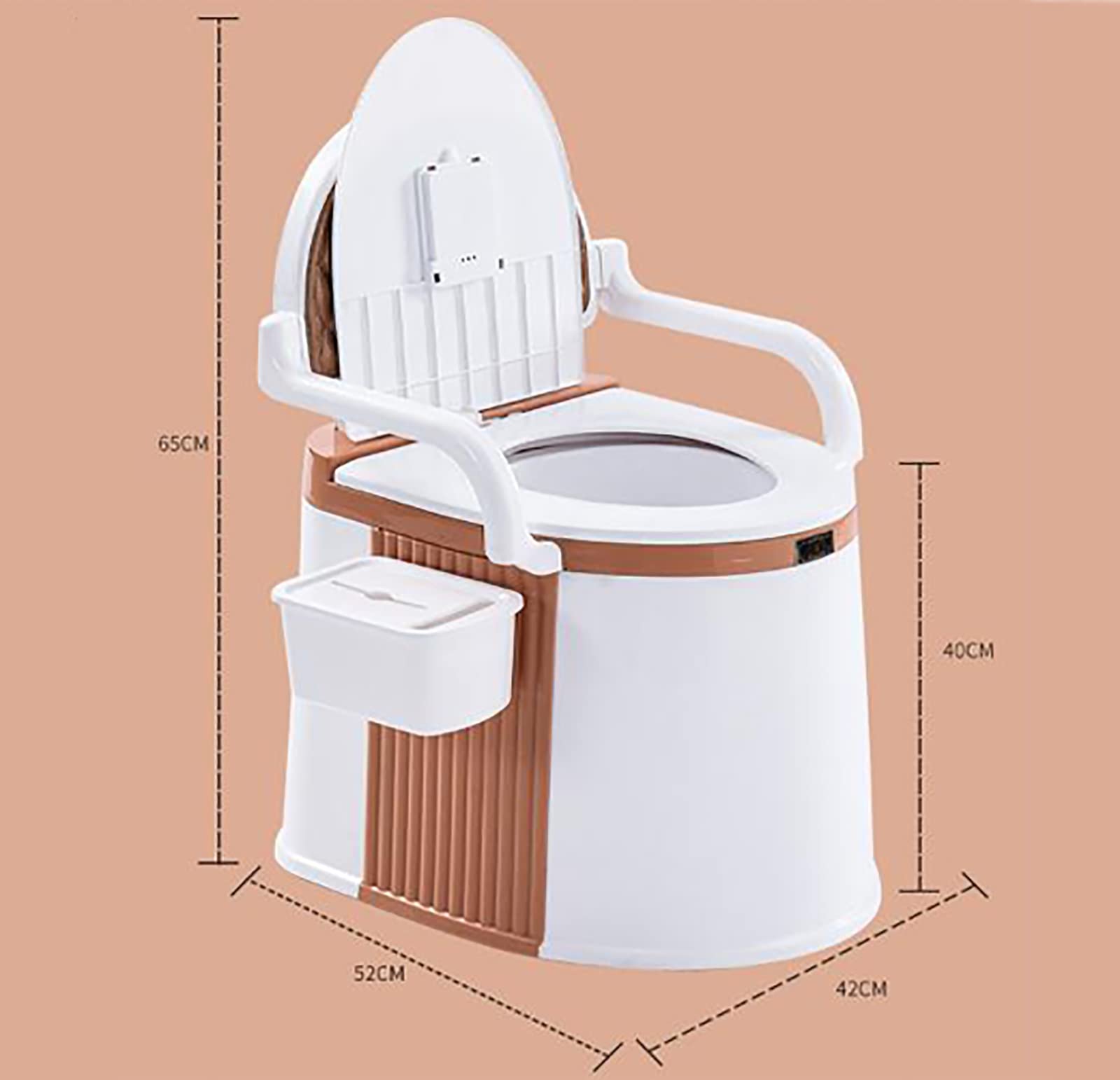 Amazon.co.jp: 大人のおまる、高齢者用アームレスト付きトイレ、家庭用