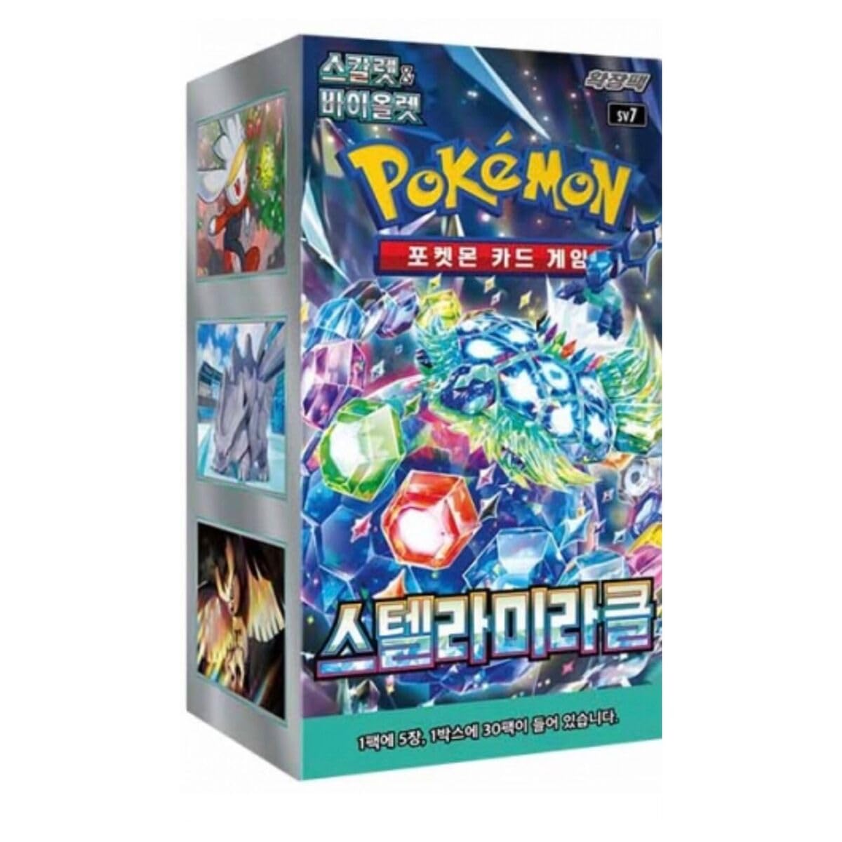 Stellar Miracle Korean Booster Box | 30 opakowań Pokémonów, karty Pokemon, Booster Crown Stellar | Authentified Titan Cards