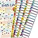 180 Pcs Baby Bottle Labels for Daycare, Waterproof, Self-Lamination, Write-on, Fun Design