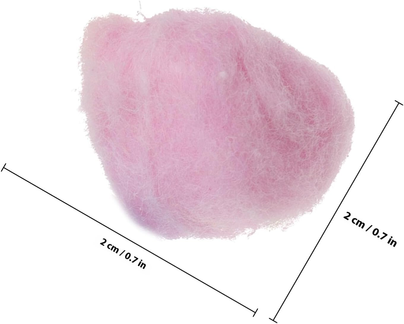 500g Cotton Balls for Face Cleaning, Makeup, and Nail Polish Remover – Small, Soft, (Pink, Yellow, Blue) Cotton Balls for Newborns and Sensitive Skin Care