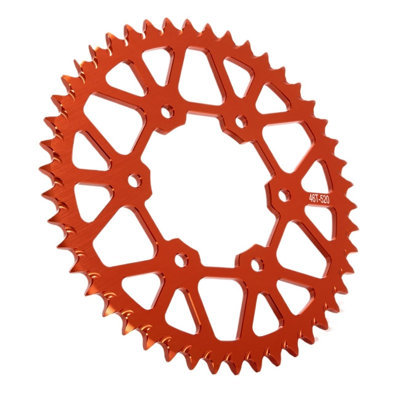 EJUOYO Chain Sprocket Fit For Sur-Ron Ultra Bee UB 520 Chain 46T 54T 60T Rear Sprocket(46T Orange)