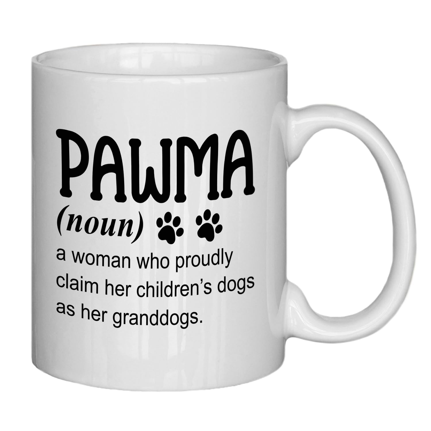 NATSUNO Pawma Gifts Dog Grandma Gifts Pawma Definition Coffee Mug Dog Grandma Mothers Day Gifts Best Dog Grandma