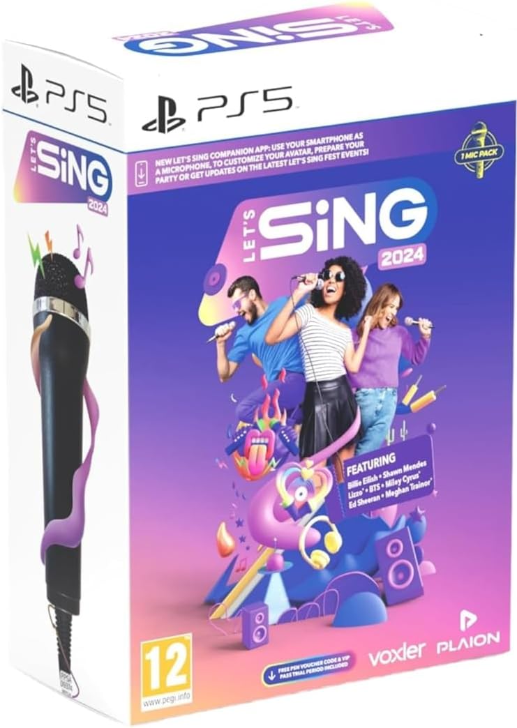 Let's Sing 2024 – 1 Mic Pack (PlayStation 5)