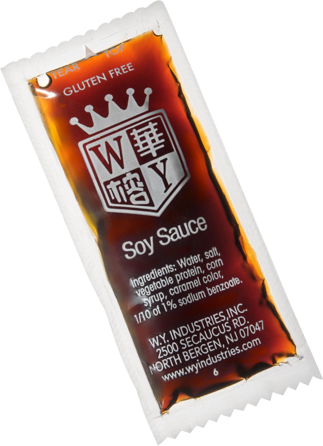 Soy Sauce Single-Serve Condiment Packets (10g Each) Gluten-Free – Ideal for Takeout, Meal Prep, and Travel Traditional Asian Flavor Made in USA (500, Soy Sauce)