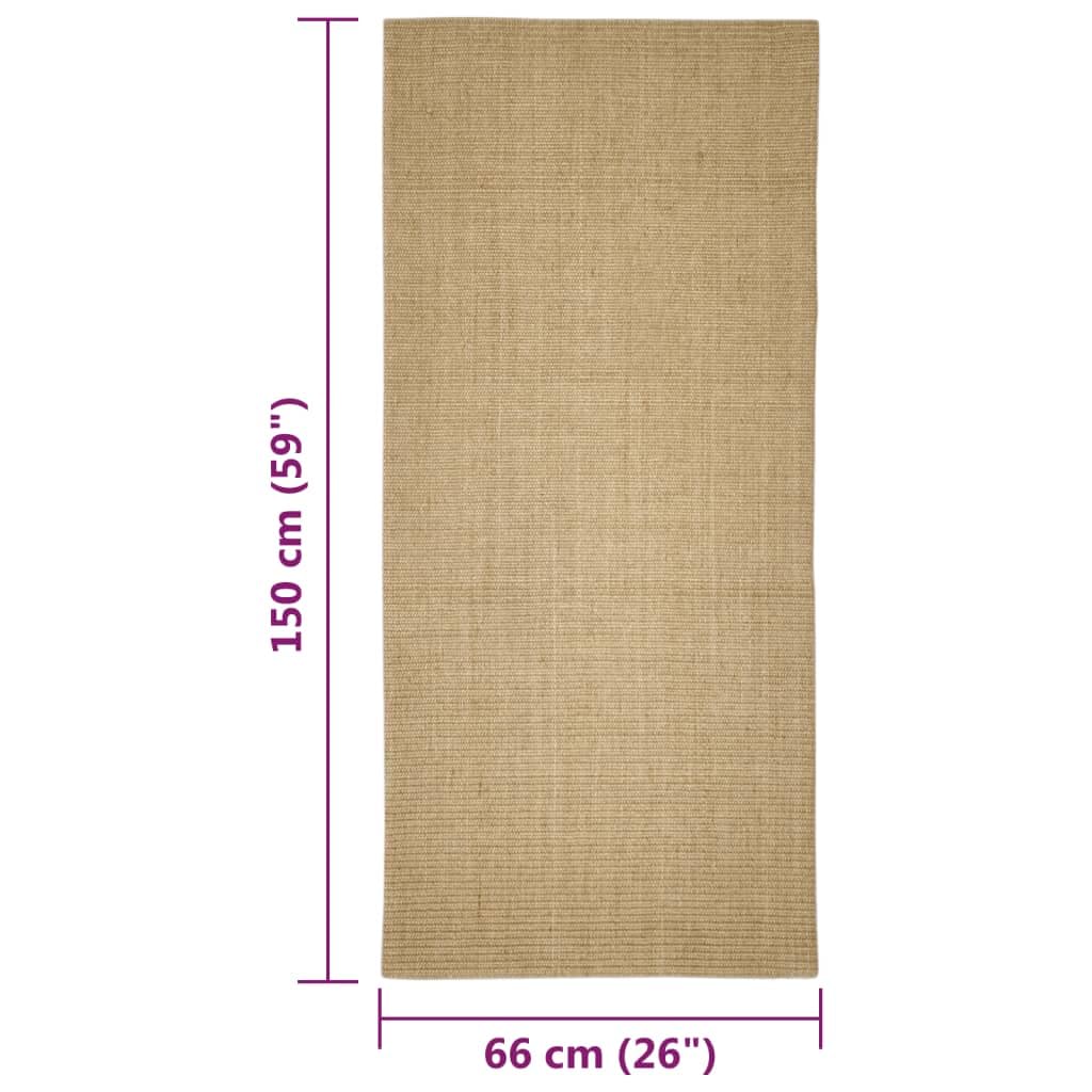 ShGaxin Kratzmatte aus Sisal, 66 x 150 cm, Kratzbaum für große Katzen, Katzen-Zubehör, Schutz für Sofa, Katzen, Kratzen, interaktives Katzenspielzeug