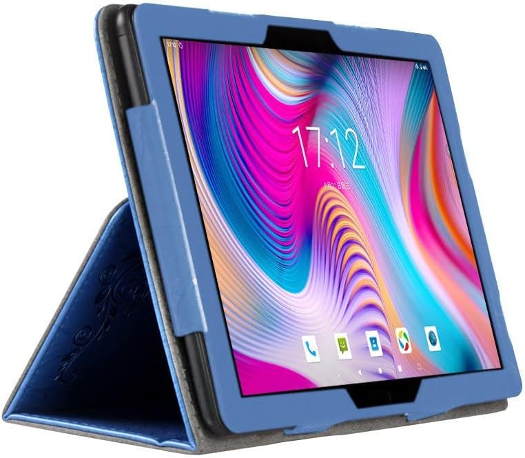Compatible with WINNOVO WinTab P20 10 inch Tablet case, Full Coverage Ultra Slim Leather Cover Case with Folding Stand Cover Rugged (Black)