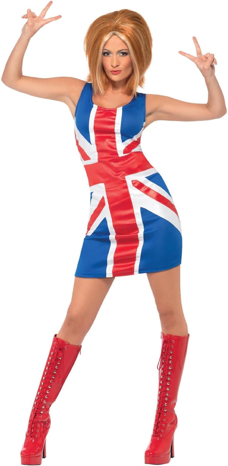 Ginger Power, 90s Icon Costume, Union Jack
