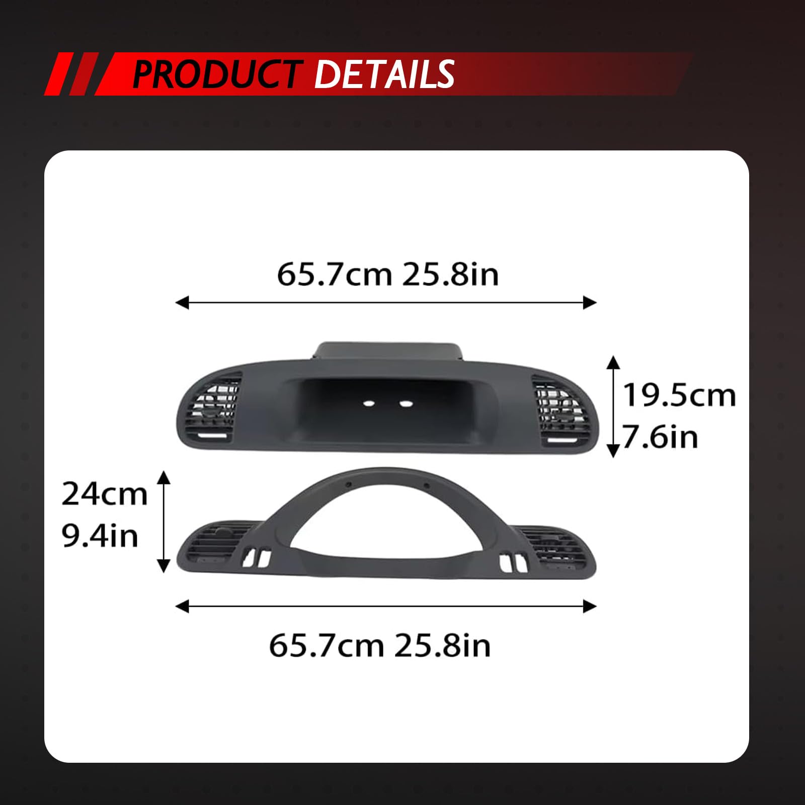 Rivestimento cruscotto tachimetro + vano portaoggetti di ricambio per Sprinter 2 porte W901 W902 3 porte Minibus W903 4 porte Minibus W904 5 porte W905 accessori auto codice 9016801439 9016801607