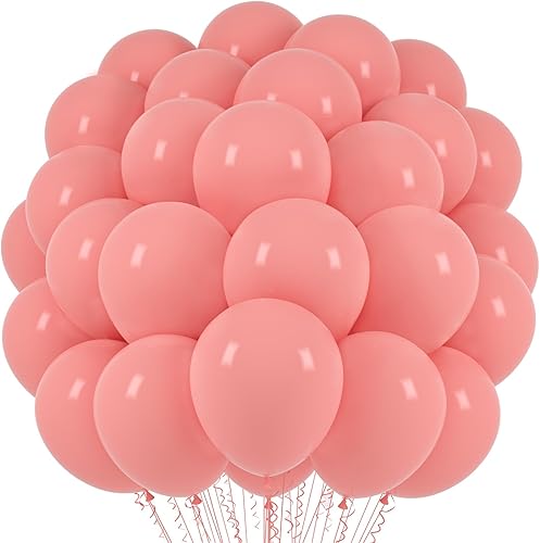 Globos de color rosa retro, paquete de 66 globos de látex de 12 pulgadas, globos de fiesta de látex para cumpleaños, baby shower, día de San