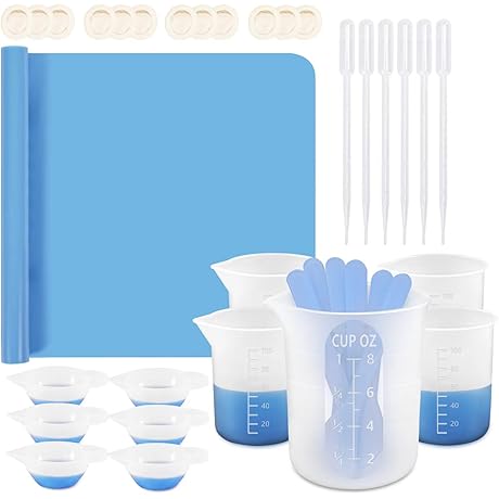 KISREL Silicone Measuring Cups for Resin
