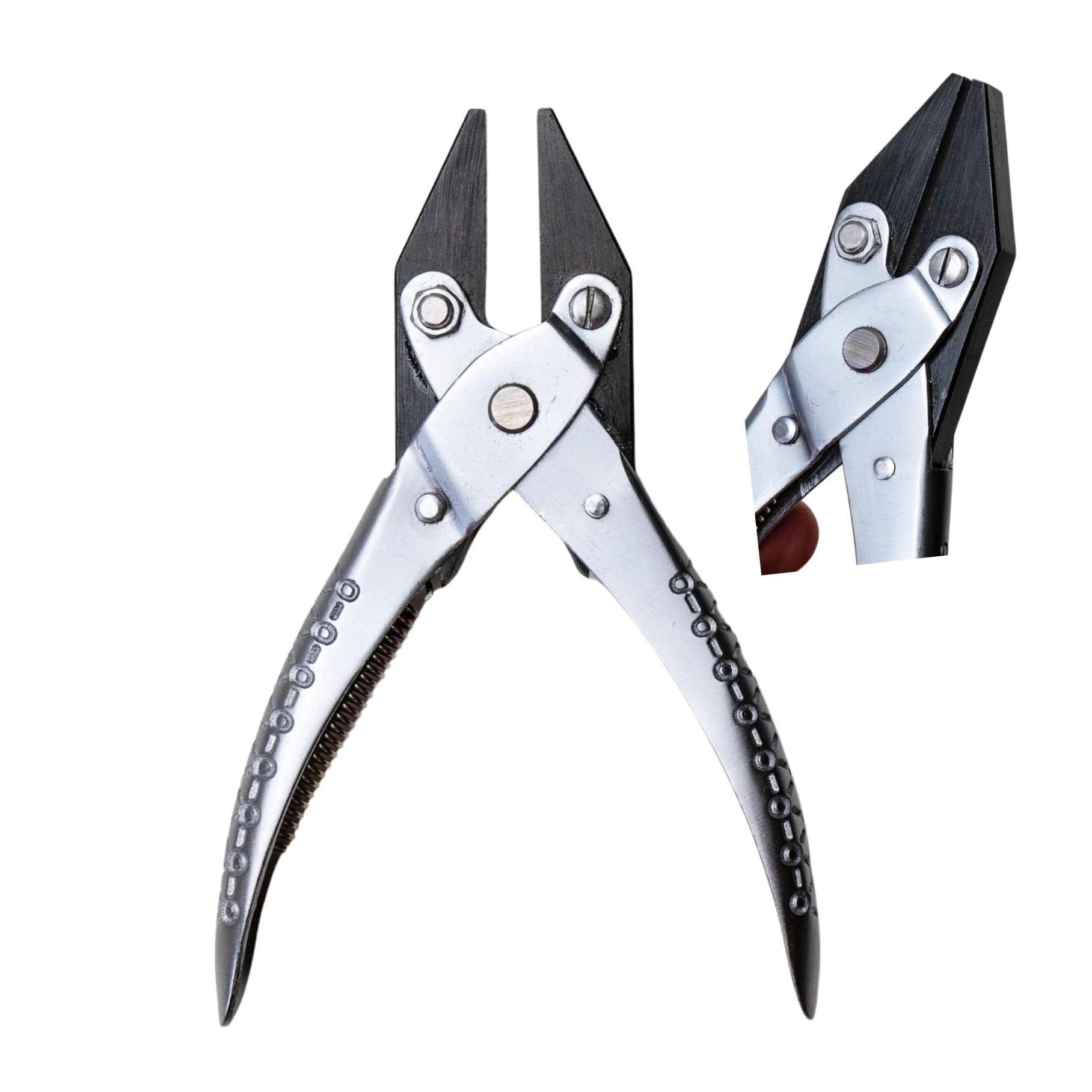 NS crafts Heavy Duty Parallel Action Flat Nose Pliers Smooth Jaws 140mm Jewellery Making Crafts