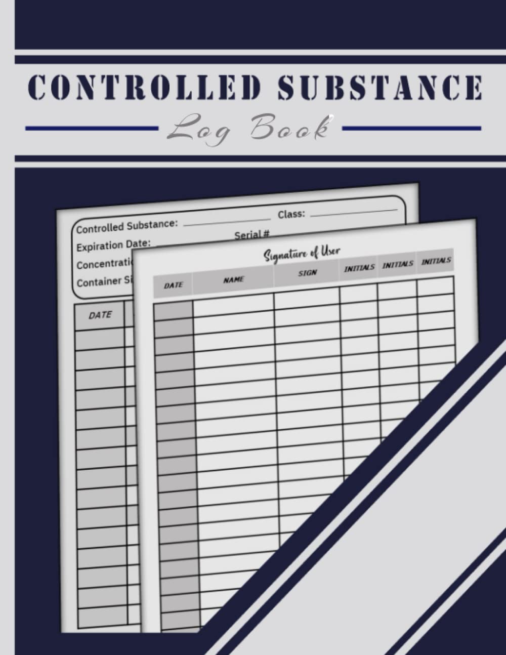 Buy Controlled Substance Log Book Controlled Drug Record Book