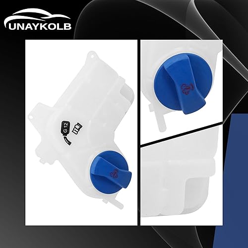 Miniatura 2 de Tanque de expansión de recuperación de refrigerante del motor con tapa para Audi A4 Avant 2004-2005 para Audi A4 2002-2005 Base para Audi A4 Cabrio