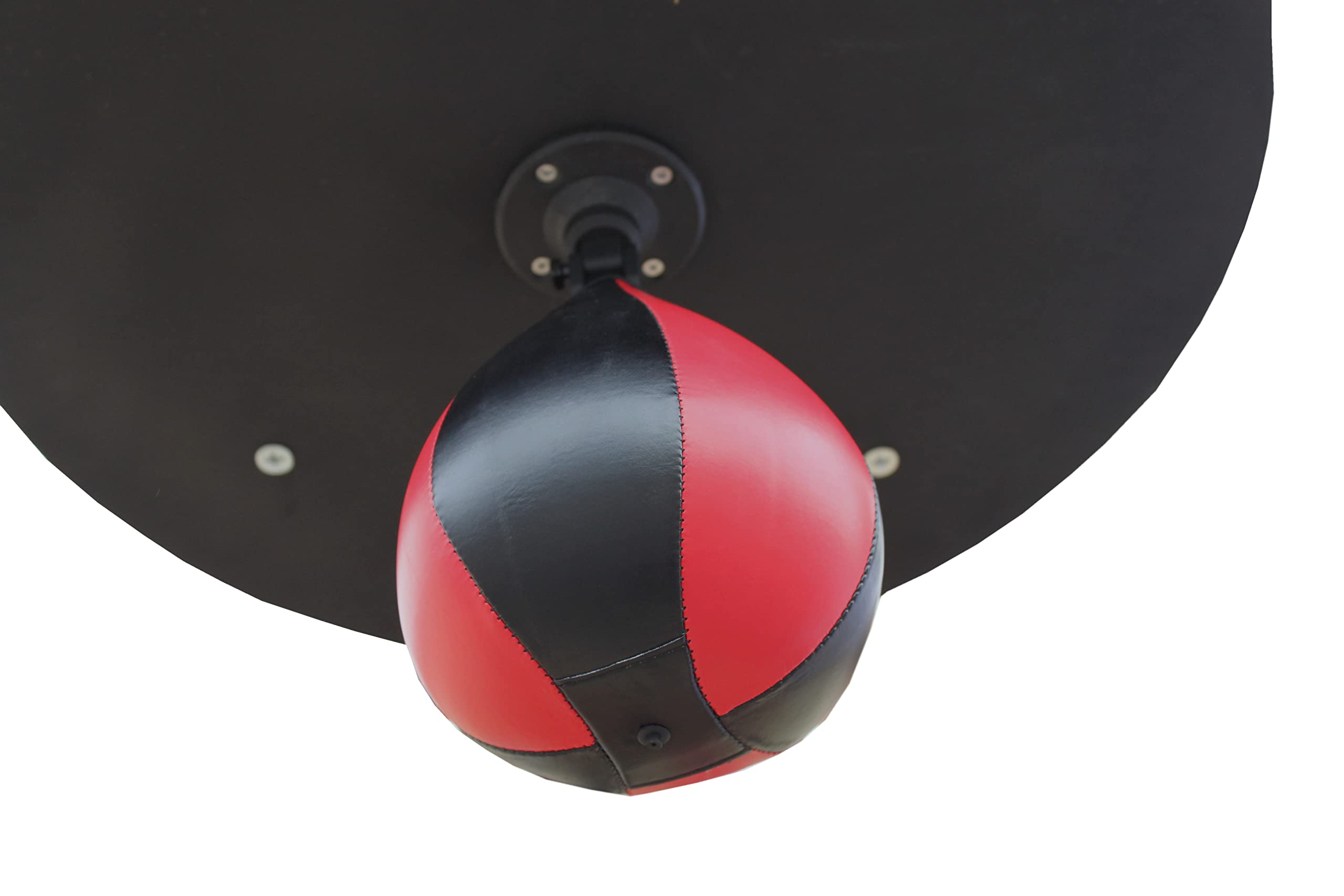 LISARO Pelota de velocidad para montaje en pared, altura ajustable, para entrenamiento de boxeo rápido e intenso, plataforma de madera estable de 60 cm, incluye pelota de reacción de boxeo, juego de