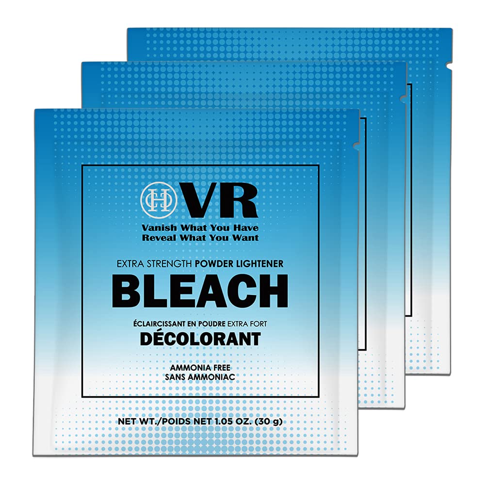 Hair Bleaching Powder for Dark Hair Lightening Blonde Hair Salon Quality Safe at Home (1.05 oz (pack of 3))