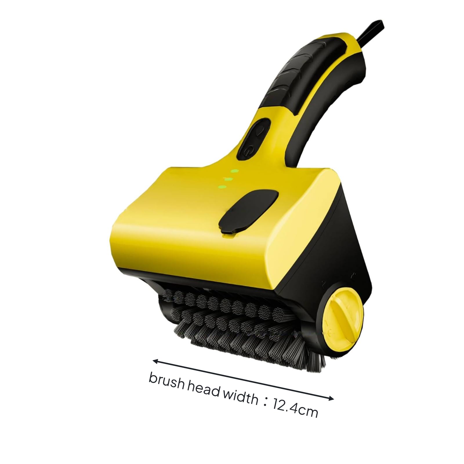 Cepillo Eléctrico de Limpieza Cepillo Fregadora Escobilla Herramienta con Cabezal PP Reemplazable y Mango Ergonómico para Azulejos Parrilla Cocina y Baño Adecuado para Hogar Exteriores Viajes