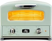 Vista 1 de HeatMate Tostadora desplegable con tecnología de calefacción de grafito con 7 ajustes de calor, 3 funciones de tostado y modo único de bagel, verde