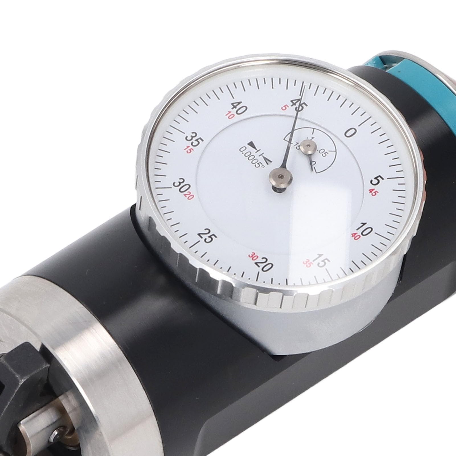 Indicador de Centrado Coaxial, Rango 0-0.15in Escala 0.0005in Indicador Co Ax Fácil de Usar Fresadora Alineación Dial de Prueba con Estuche de Almacenaje