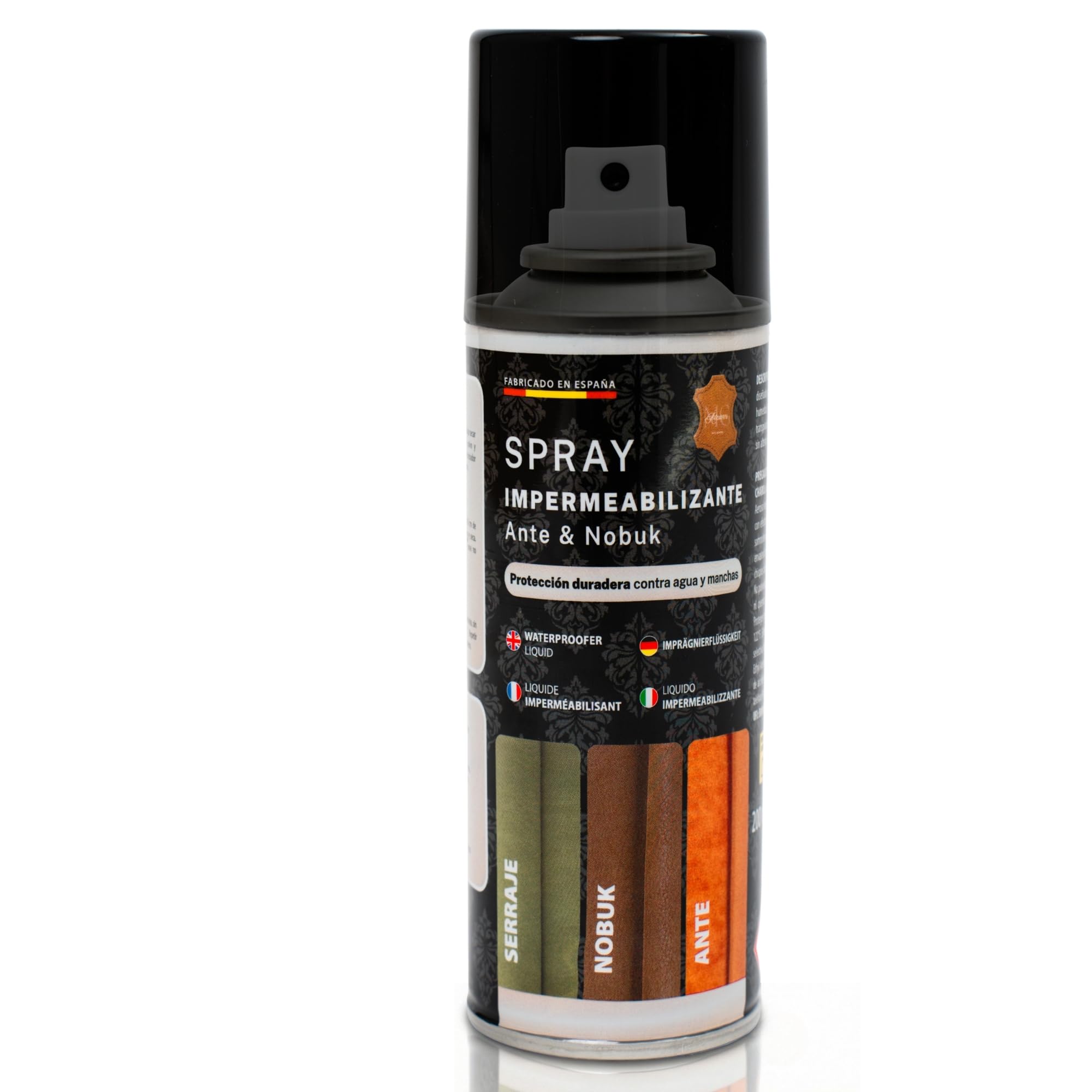 MG ARTESANOS | Spray Impermeabilizante para Calzado y Accesorios – Protector para Ante y Nobuk, Repelente de Agua y Manchas para Zapatillas, Botas y Bolsos