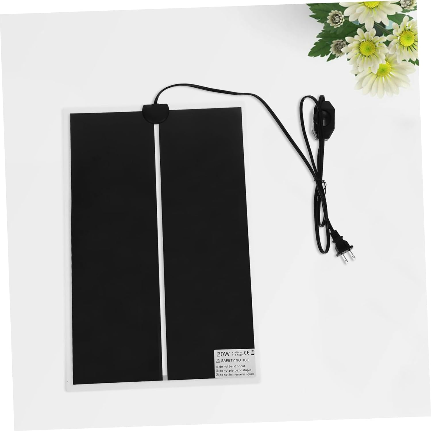 POPETPOP 3Pcs Reptile Heating Mat with Temperature Control Under Tank Heater for Lizards Turtles and Amphibians Safe Efficient Heat Pad for Terrarium and Containers