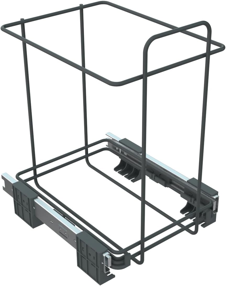 ELLETIPI 1954 Elletipi PF01 34C1 Removable Differential Bin for Base, Metal, Grey, 23x41x36 cm