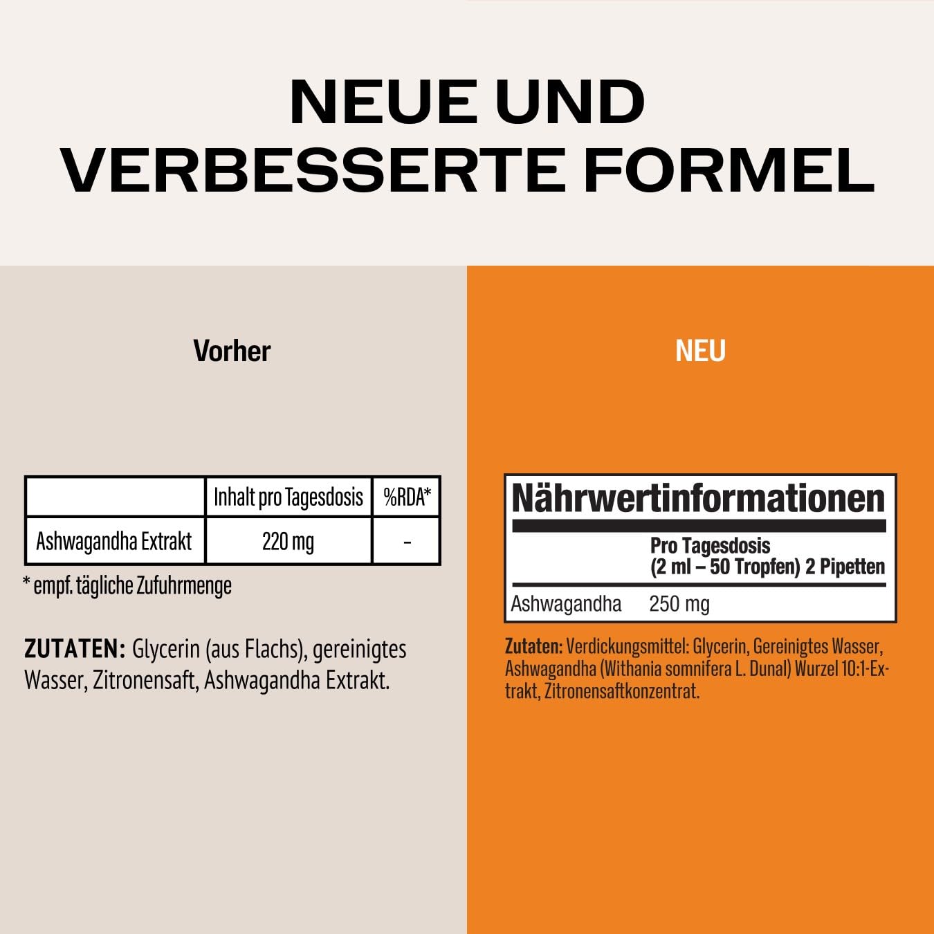 VIMERGY Bio Ashwagandha Flüssigextrakt, 115 ml, Vegan, Glutenfrei