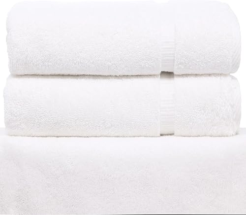 Miniatura 4 de BC BARE COTTON 85-713-852-101 Toalla de baño, letra inicial mediana (juego de 2), blanco y plateado, 2 unidades