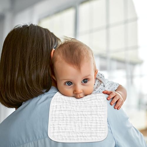 Miniatura 6 de AIDEA Paños y paños para bebé, toallas absorbentes de muselina de algodón, grandes, suaves, transpirables, esenciales para recién nacidos, para