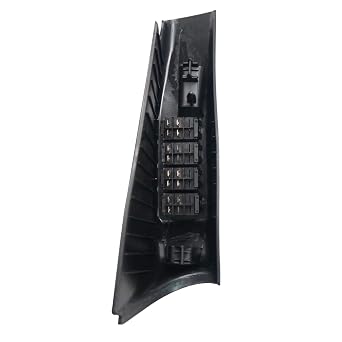 u-Box JK Wrangler Light Switch Pod Panel A Pillar w/ 4X Rocker Switches for Jeep Wrangler JK 2007 2008 2009 2010 - Driver Side