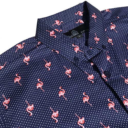 Image of Molokai Surf Button Down Slim Fit Hawaiian Short Sleeve Shirts