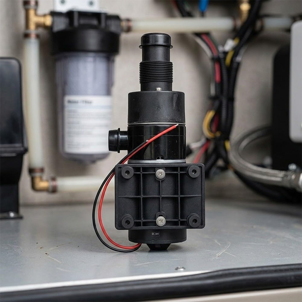 Pompe à eaux usées 24 V Corps en plastique protégé thermiquement (24 V)