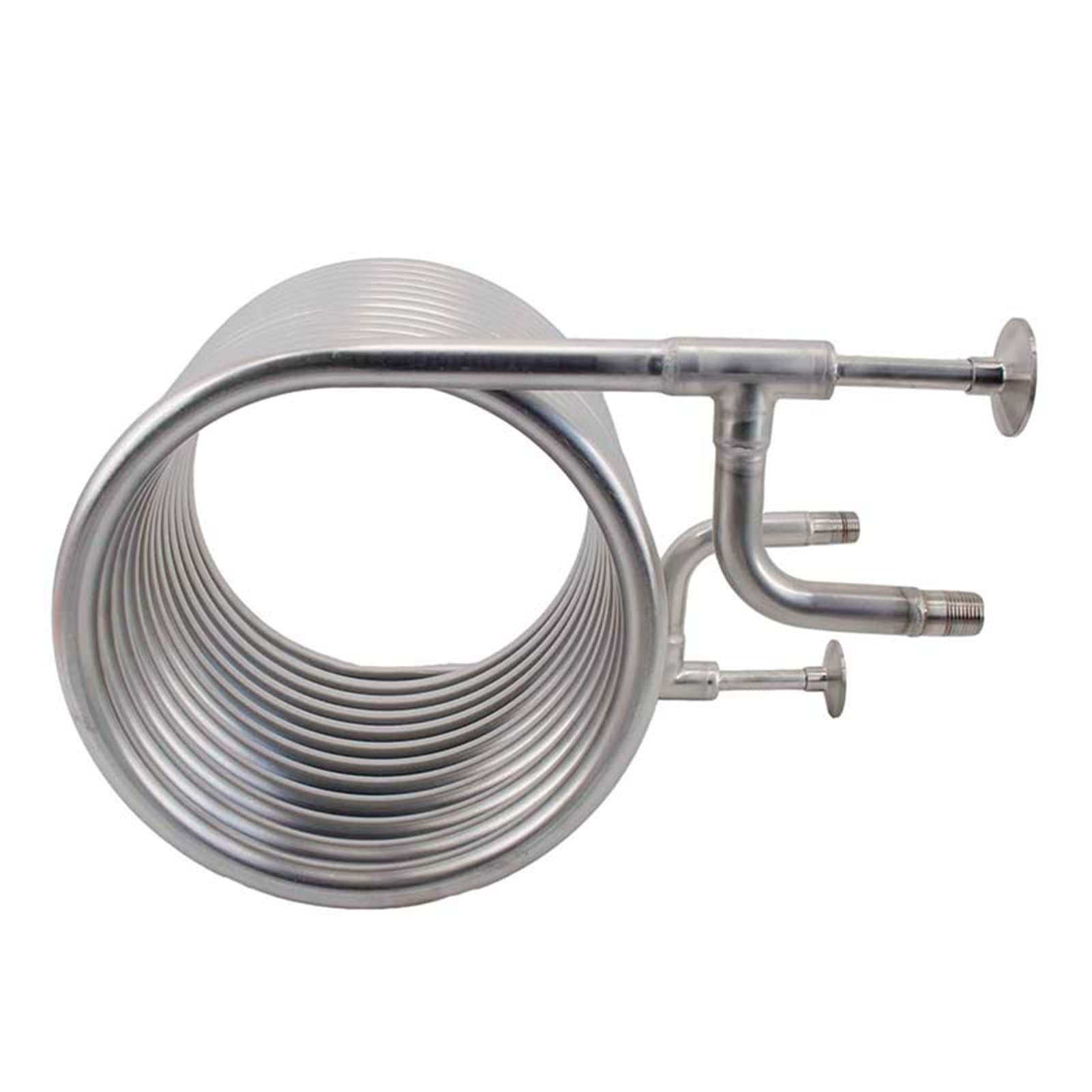 Pro contraflujo de Acero Inoxidable, Enfriador de Mosto 9.5M 1.5 "TC 1/2" BSP Homebrew Cerveza y Equipo de elaboración de Vino (Bobina en Bobina)