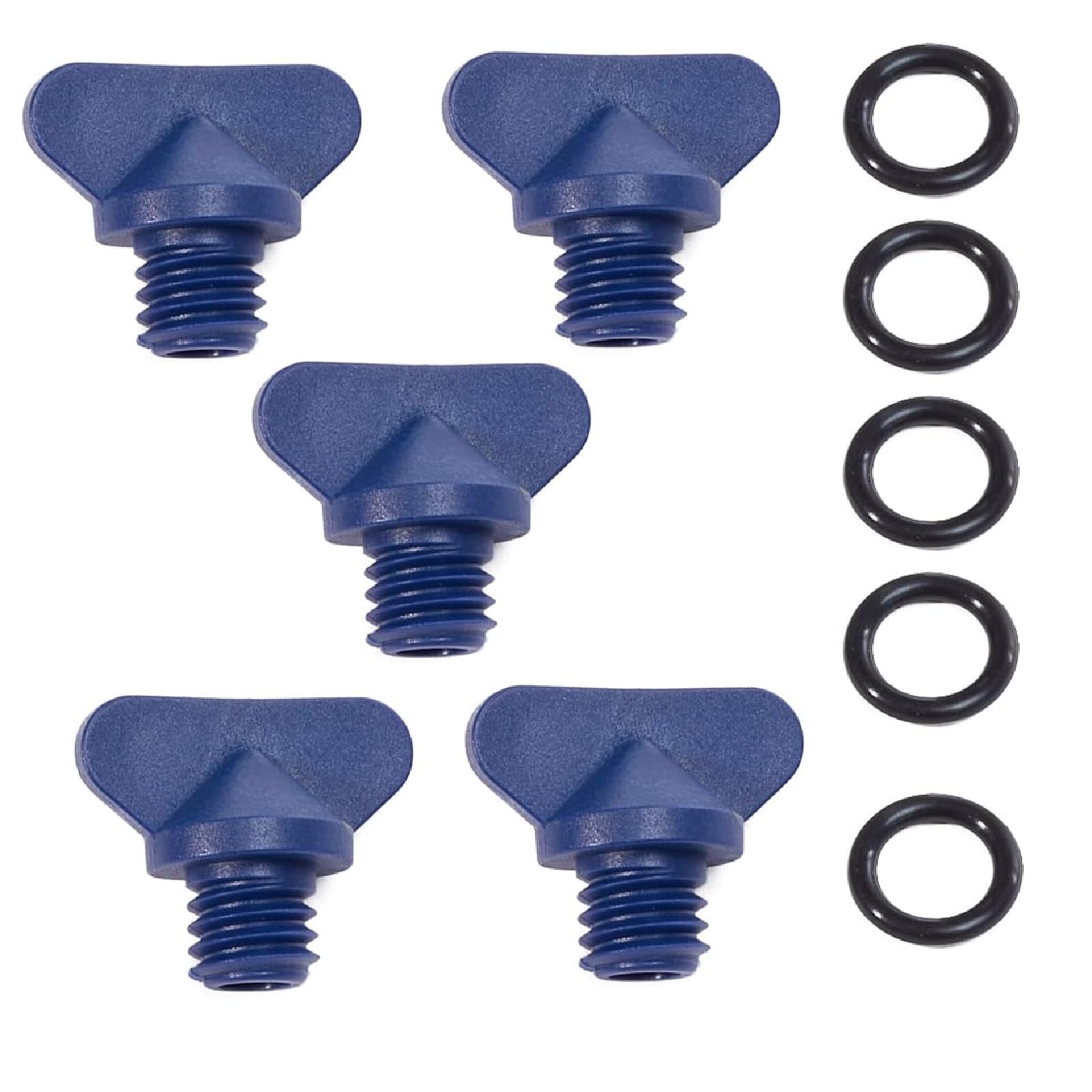 Mercruiser Drain Plugs Set Of 5 Drain Plugs With O-Rings For - Foto 6