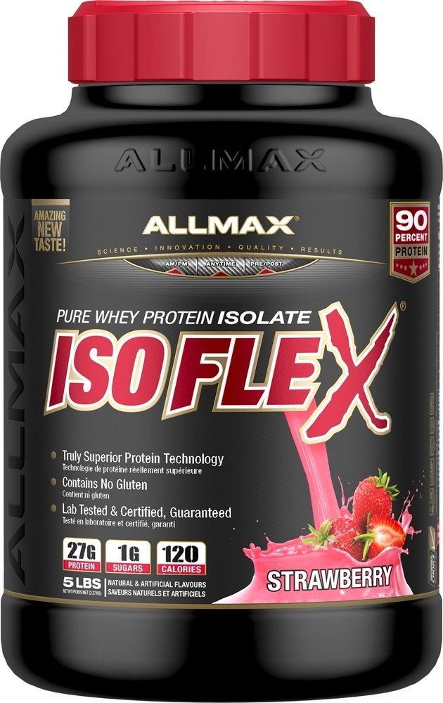 ALLMAX NutritionIsoflex Whey Protein Isolate 5 lbs Strawberry
