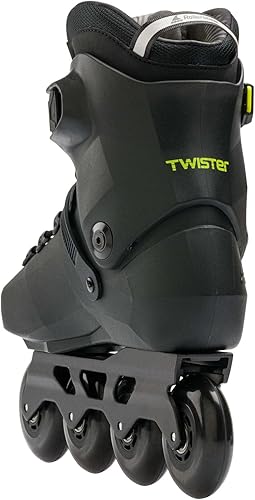Miniatura 6 de Rollerblade Twister XT Men's Adult Fitness Inline Skate, Black/Lime, Urban Performance Inline Skates